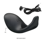 Party Up KING USB Rechargeable Cock Ring Black Party Up