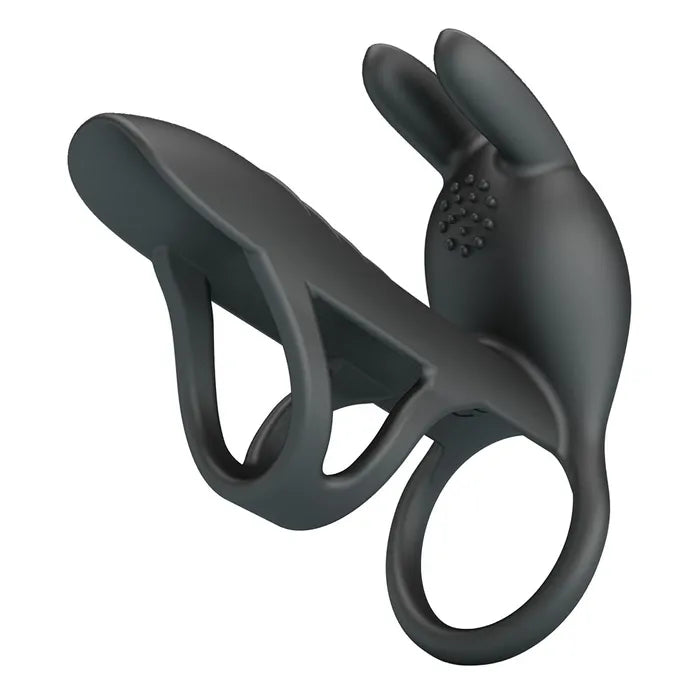 Party Up MARK USB Rechargeable Vibrating Cock Sleeve Black Party Up