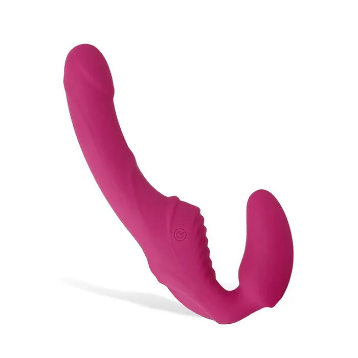 Adam & Eve Eve's Vibrating USB Rechargeable Strapless Strap On 8.75 Inch Adam & Eve
