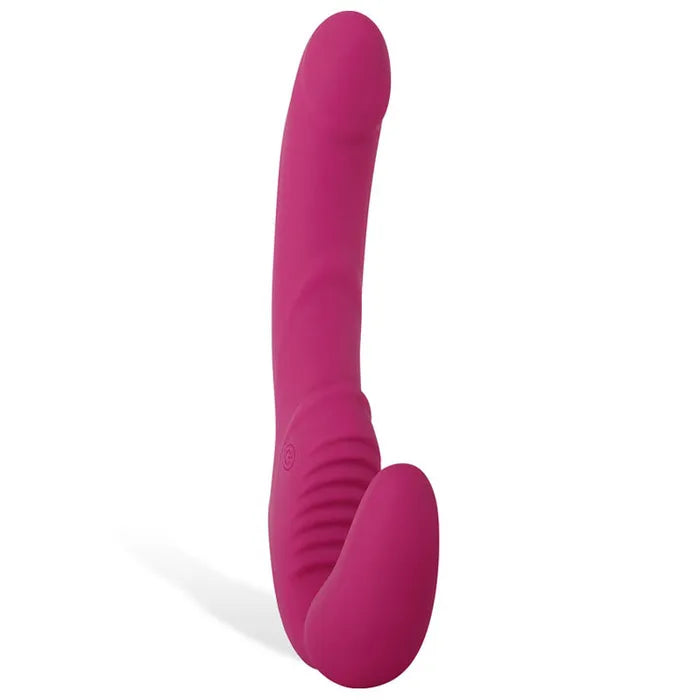 Adam & Eve Eve's Vibrating USB Rechargeable Strapless Strap On 8.75 Inch Adam & Eve