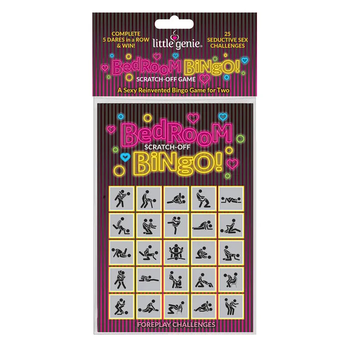 Little Genie Bedroom Bingo Foreplay Scratcher Card