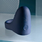 Playboy Pleasure PLEASURE POINT USB Rechargeable Vibrating Cock Ring Blue Playboy Pleasure