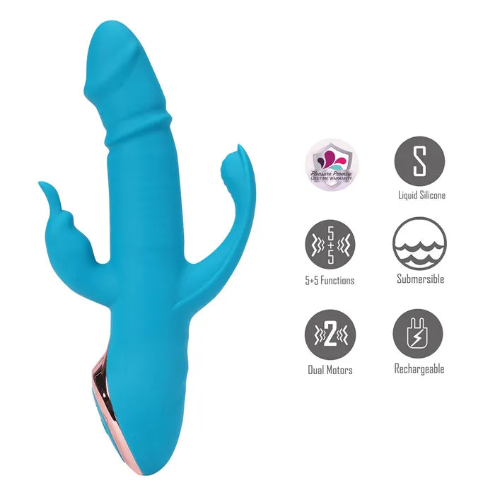 Maia KENNEDI USB Rechargeable Triple Stimulating Vibrator Maia Toys