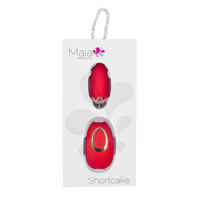 Maia SHORTCAKE USB Rechargeable Vibrating Egg Vibrator With Wireless Remote Maia Toys