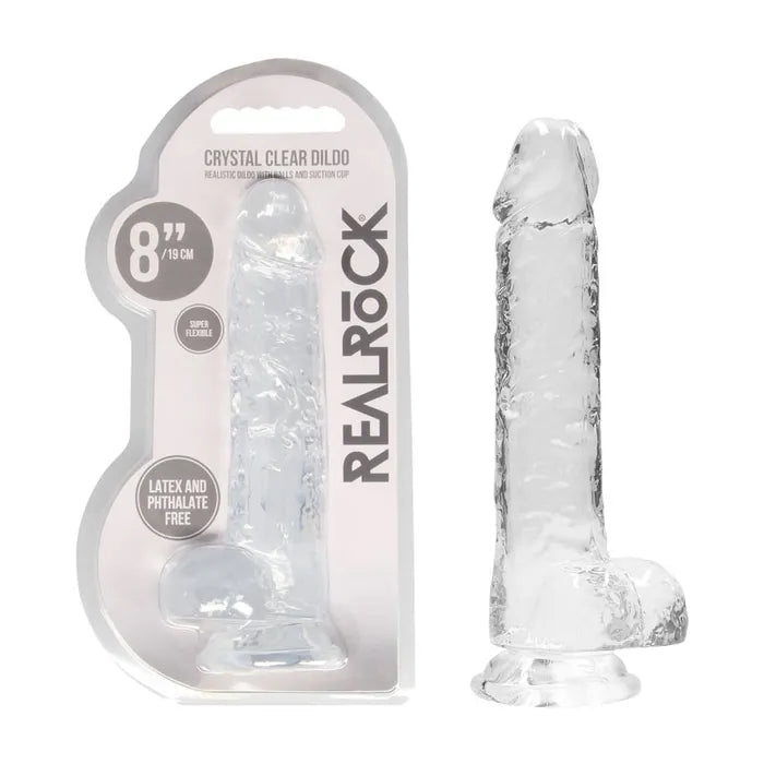 Shots Toys REALROCK Realistic Dildo With Balls 8 Inch Shots Toys