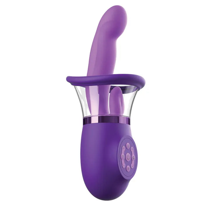 Pipedream Fantasy For Her Ultimate Pleasure Pro Plus USB Rechargeable Sucking Licking & Flicking Vibrator Pipedream