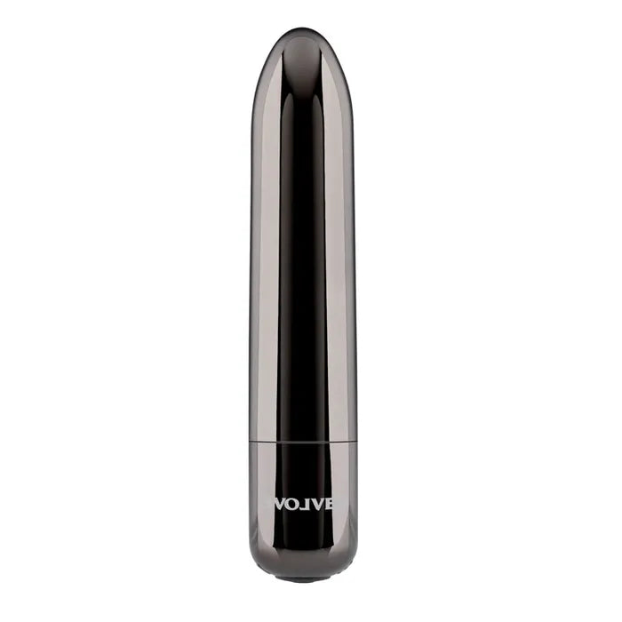 Evolved REAL SIMPLE Chrome USB Rechargeable Bullet Vibrator 10cm