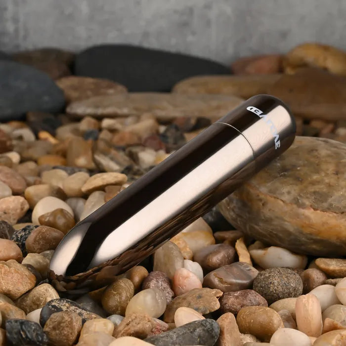 Evolved REAL SIMPLE Chrome USB Rechargeable Bullet Vibrator 10cm