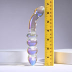 Playboy Pleasure JEWELS DOUBLE Glass Double Ended Dildo 17.1cm Clear Playboy Pleasure