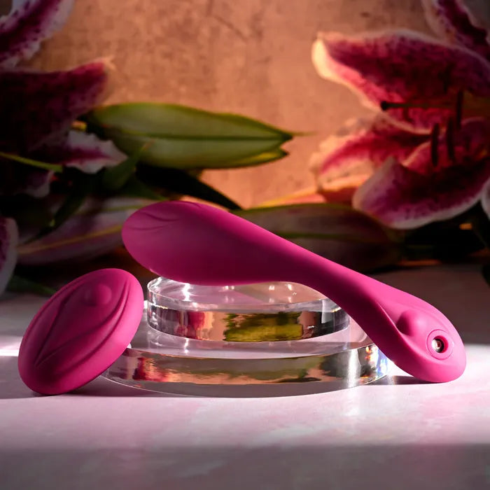 Evolved CHERRY POSE USB Rechargeable Flexible & Posable Vibrator With Remote Evolved