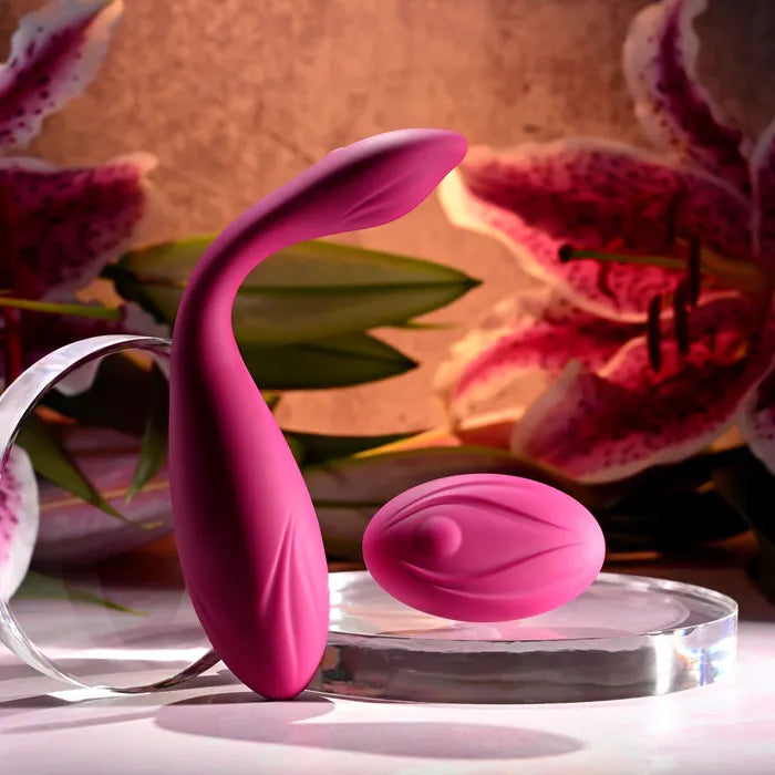 Evolved CHERRY POSE USB Rechargeable Flexible & Posable Vibrator With Remote Evolved
