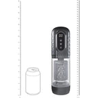 PUMPED Vortex Gunmetal USB Rechargeable Sucking Rotating & Thrusting Auto Masturbator Shots Toys