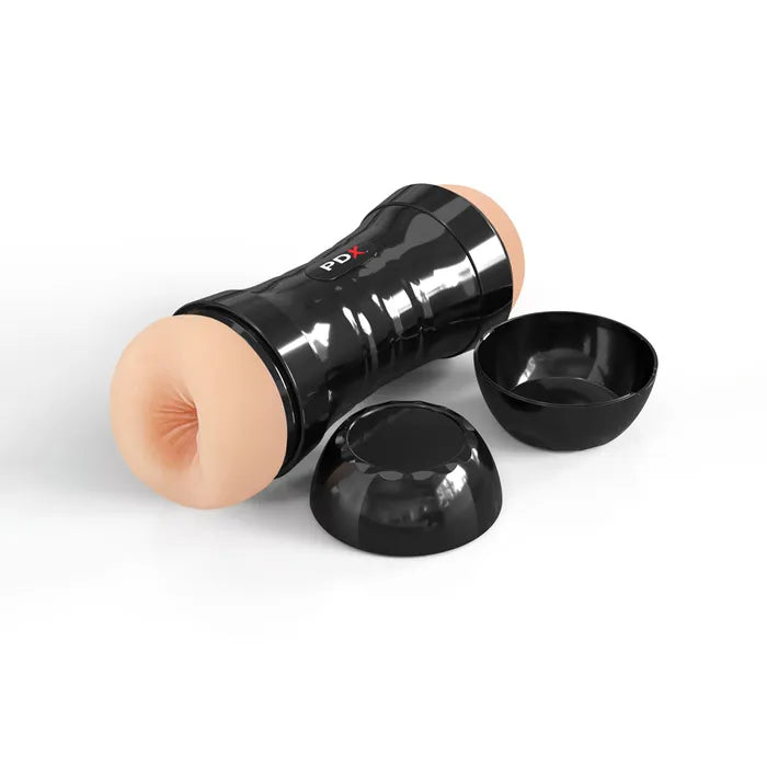 Pipedream PDX Wet Pussies Super Flip A Pussy Over Light Dual Ended Stroker Vagina & Ass Pipedream