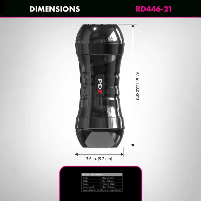 Pipedream PDX Wet Pussies Super Flip A Pussy Over Light Dual Ended Stroker Vagina & Ass Pipedream