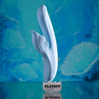 Playboy Pleasure IN BLOOM USB Rechargeable Thrusting Tapping & Heating Dual Vibrator Playboy Pleasure