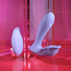 Playboy Pleasure LILAC FANTASY USB Rechargeable Tapping Vibrator With Remote Playboy Pleasure