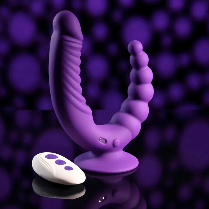 Evolved THE RIDER USB Rechargeable Double Ended Vibrator With Wireless Remote Evolved