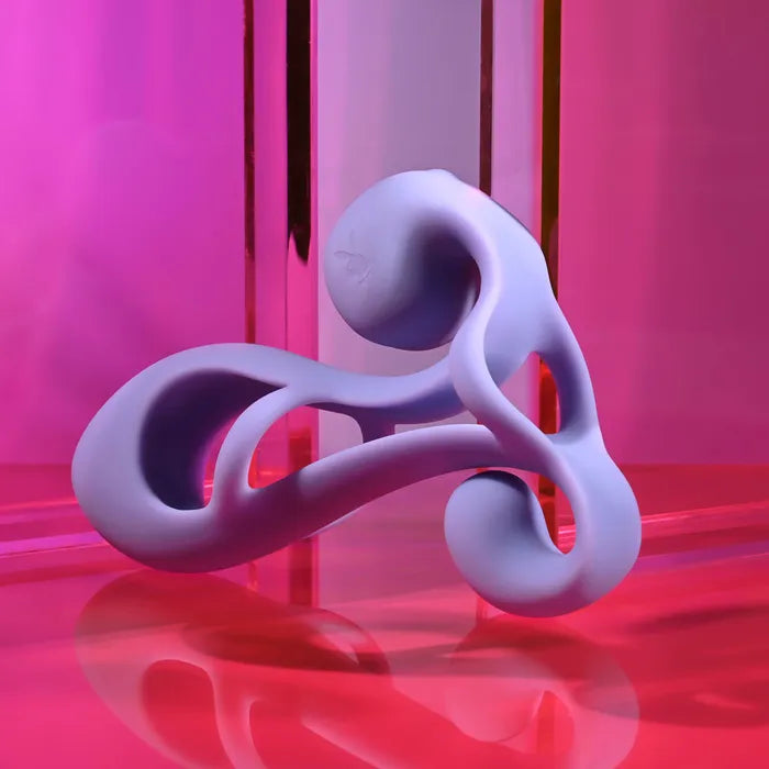 Playboy Pleasure FANTASY CAGE USB Rechargeable Vibrating Penis Sleeve Playboy Pleasure