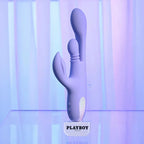 Playboy Pleasure NUBBIN RUBBIN USB Rechargeable Thrusting Rabbit Vibrator Playboy Pleasure