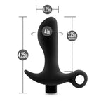 Anal Adventures Platinum Vibrating Prostate Massager 01 10.8cm Blush Novelties