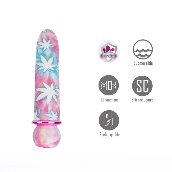 Maia JAGUAR 420 Tie Die USB Rechargeable Bullet Vibratoe 10.1cm Maia Toys