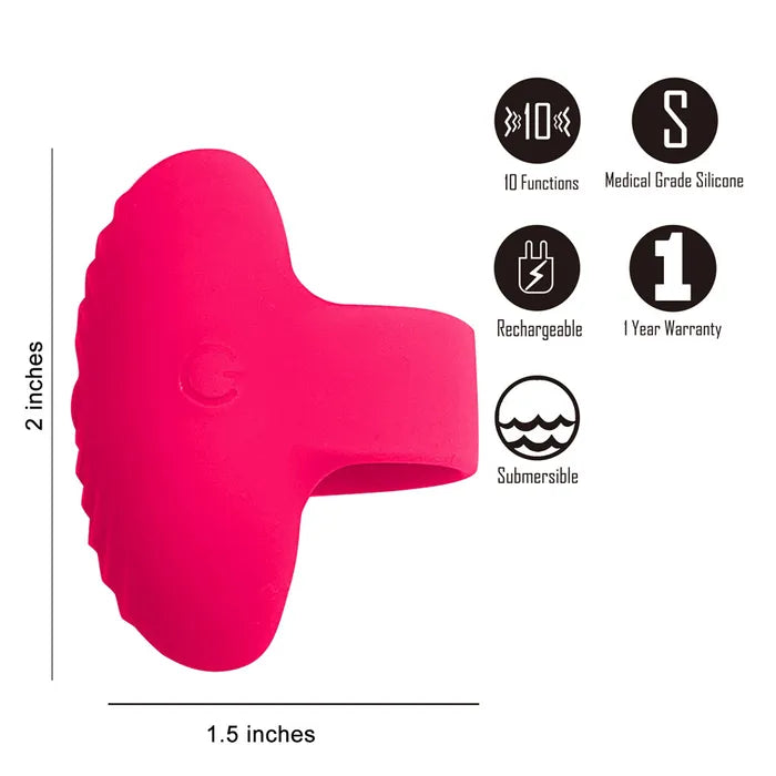 Maia RUBY USB Rechargeable Finger Stimulator Vibrator