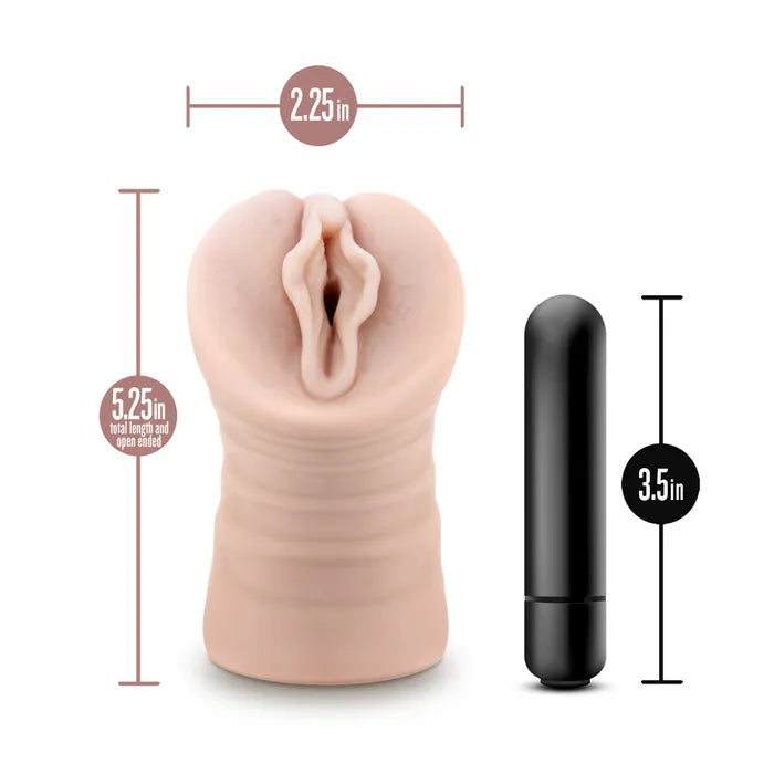 Blush Novelties EnLust Destini Vibrating Vagina Stroker