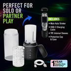 Blush Novelties M For Men Whirlwind Pro USB Rechargeable Rotating & Sucking Auto Stroker Blush Novelties