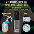 Blush Novelties M For Men Whirlwind Pro USB Rechargeable Rotating & Sucking Auto Stroker Blush Novelties