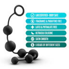 Blush Novelties Anal Adventures Platinum Silicone Large Anal Beads 40cm