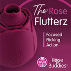Creative Conceptions Skins Rose Buddies The Rose Flutterz USB Rechargeable Flicking Rose Stimulator Creative Conceptions
