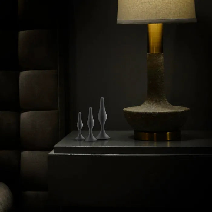 Blush Novelties Anal Adventures Platinum Silicone Beginner Butt Plug Kit Set Of 3 Sizes