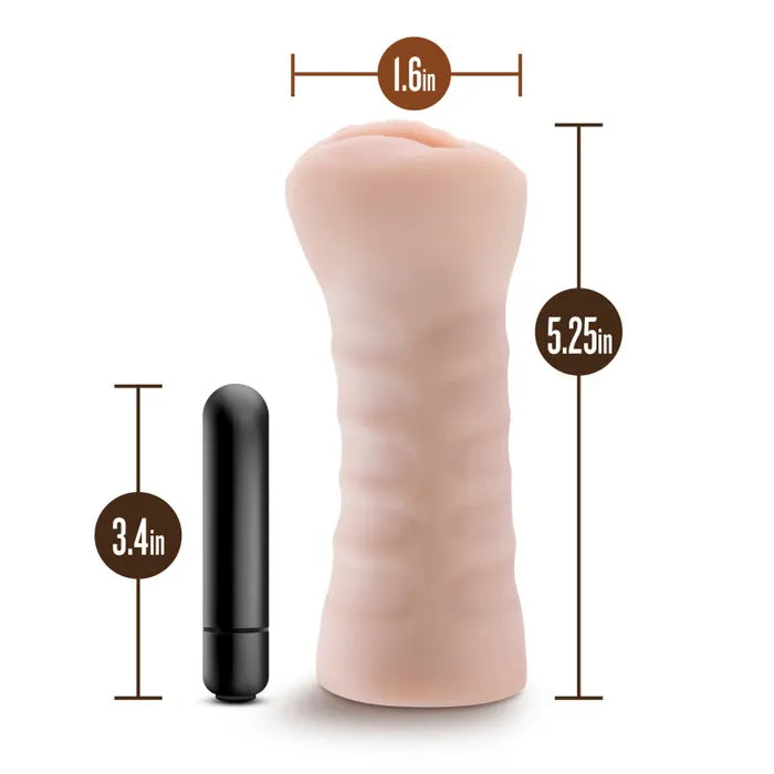 Blush Novelties M For Men Ashley Vibrating Vagina Stroker