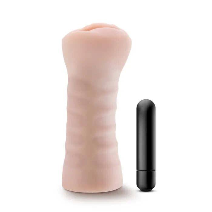 Blush Novelties M For Men Ashley Vibrating Vagina Stroker