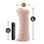 Blush Novelties M For Men Rain Vibrating Vagina Stroker
