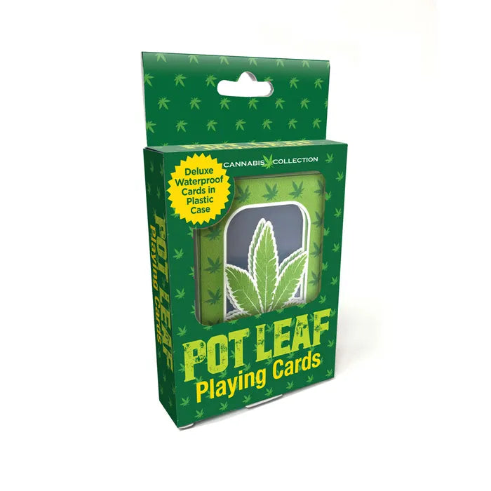 Little Genie Pot Leaf Waterproof Novelty Playing Cards