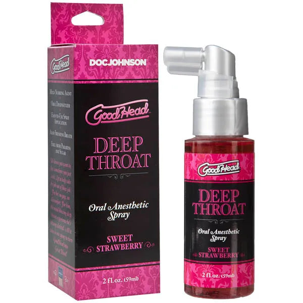 Doc Johnson GoodHead Flavoured Deep Throat Spray 59ml Bottle Doc Johnson