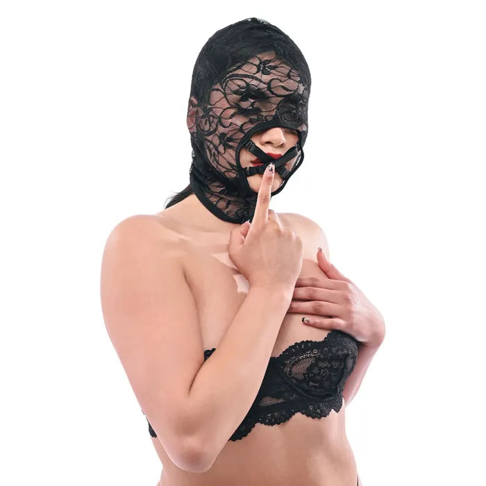 Sportsheets Sex & Mischief Lace Hush Hood Hood Sportsheets