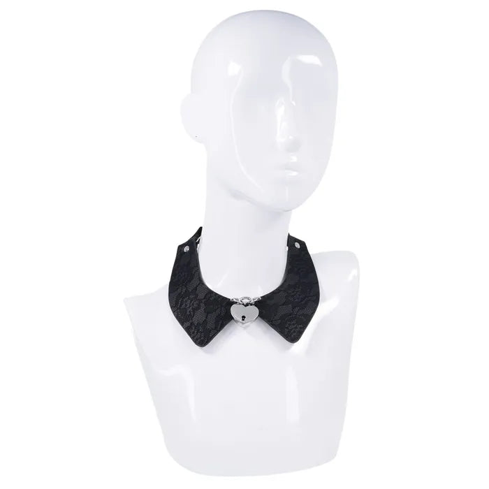 Sportsheets Sex & Mischief Heartbound Lace Day Submission Collar Sportsheets