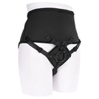 SPORTSHEETS High Waisted Corset Strap On Adjustable Strap On Harness (No Probe Included) Black Sportsheets