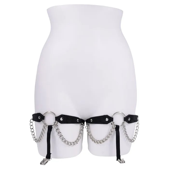 Sportsheets Sex & Mischief Bondage Collar Sex & Mischief Chain Lace Garters Sportsheets