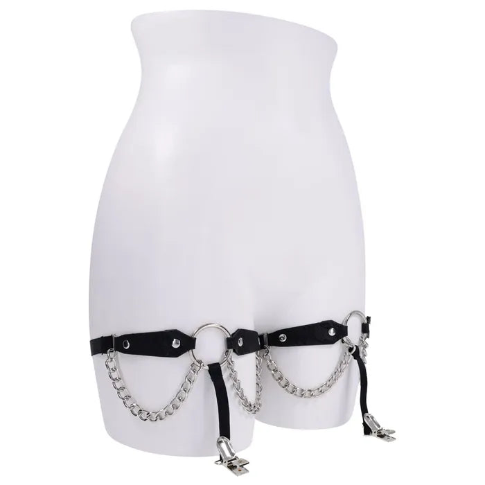 Sportsheets Sex & Mischief Bondage Collar Sex & Mischief Chain Lace Garters Sportsheets