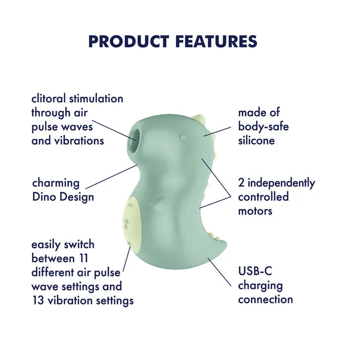 Satisfyer Din OOOH USB Rechargeable Air Pulse Stimulator Satisfyer