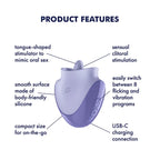 Satisfyer Tongue Dancer Rechargeable Flicking Stimulator Satisfyer