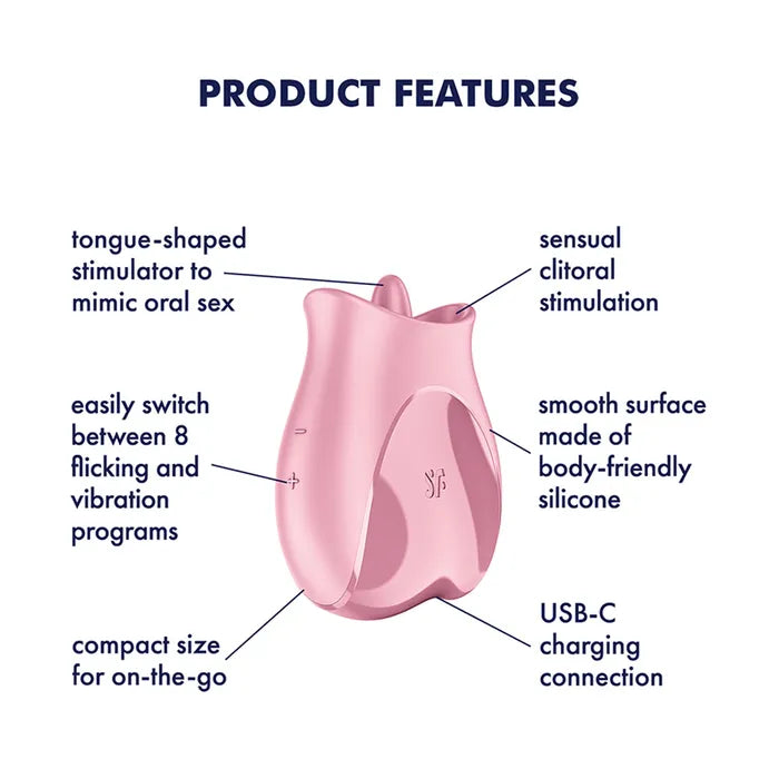 Satisfyer Tongue Lover USB Rechargeable Flicking Stimulator Satisfyer