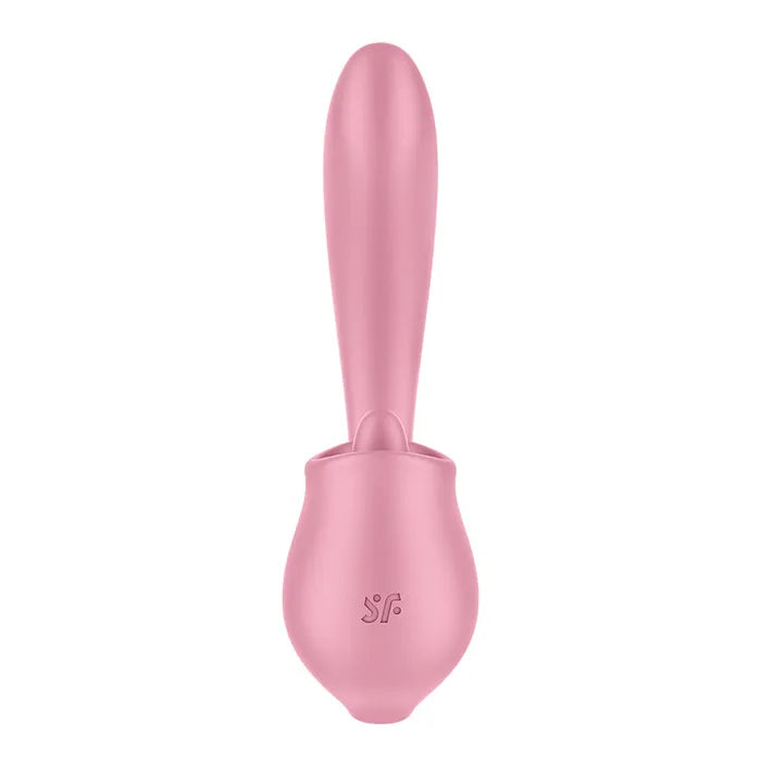 Satisfyer Tongue Genius USB Rechargeable Vibrator With Flicking Clit Stimulator Satisfyer