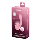 Satisfyer Tongue Genius USB Rechargeable Vibrator With Flicking Clit Stimulator Satisfyer