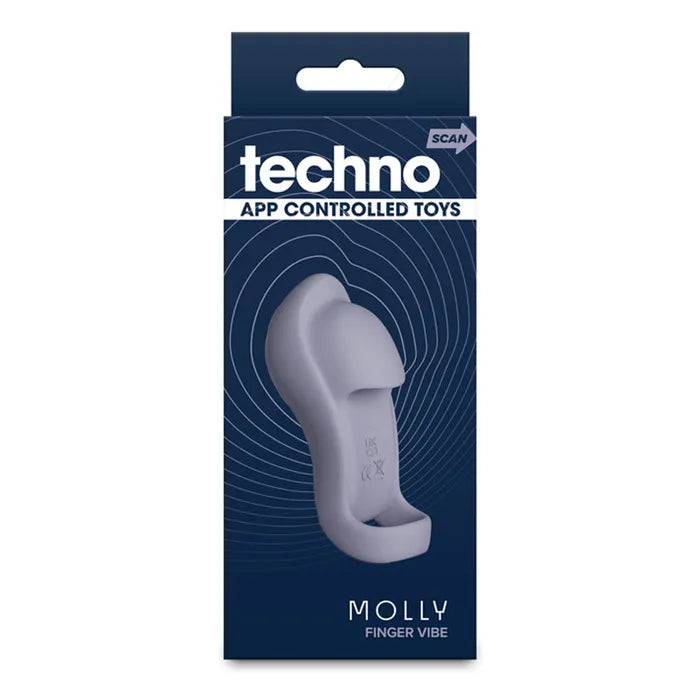 NS Novelties Techno Molly USB Rechargeable Finger Stimulator With App Control