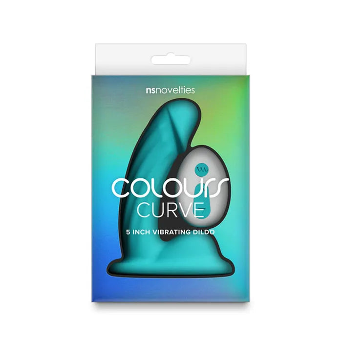 NS Novelties Colours Curve USB Rechargeable Vibrating Dildo With Wireless Remote 5 Inch