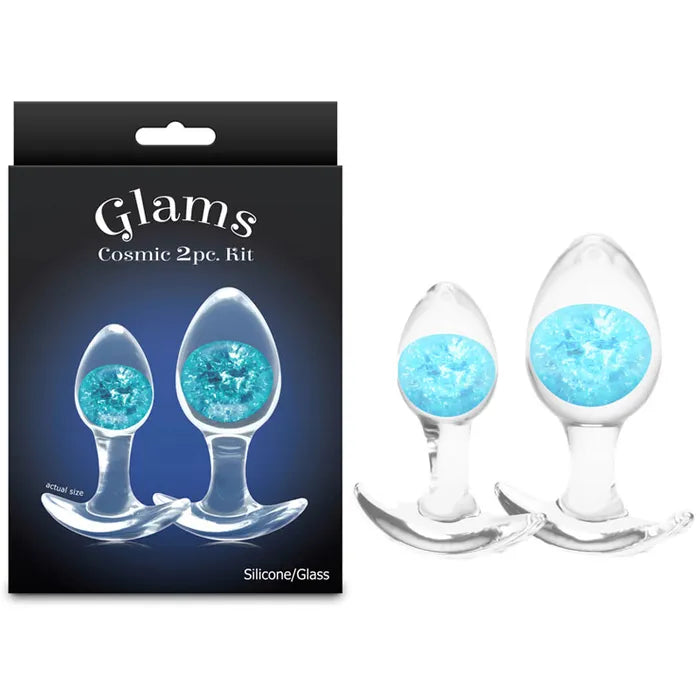 NS Novelties Glams Cosmic Butt Plugs Set Of 2 Sizes
